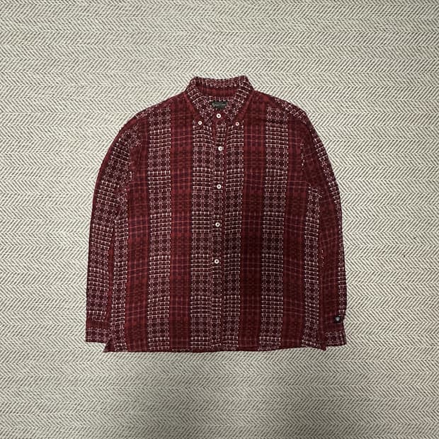 SUGAR CANE work shirt red