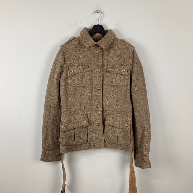 폴로 진스 랄프로렌 을 트위드 필드 자켓 S