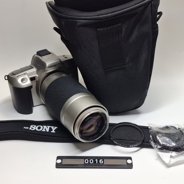 빈티지 필름카메라 풀세트/미놀타 a-360si 100-300mm 망원렌즈