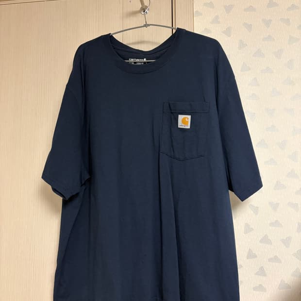 칼하트 루즈핏 포켓 반팔티