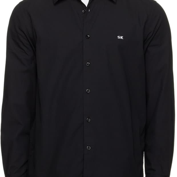 Still kelly 스틸 켈리 sk 자수 셔츠 블랙