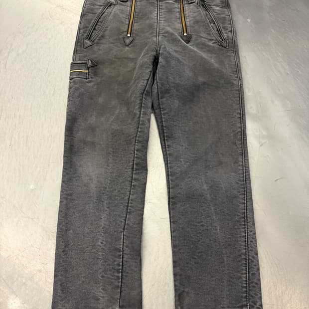 80s GERMANY LOGGER BLACK MOLESKIN 몰스킨팬츠