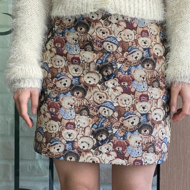 (할인) 곰돌이 스커트 ₍ᐢ•ﻌ•ᐢ₎ 