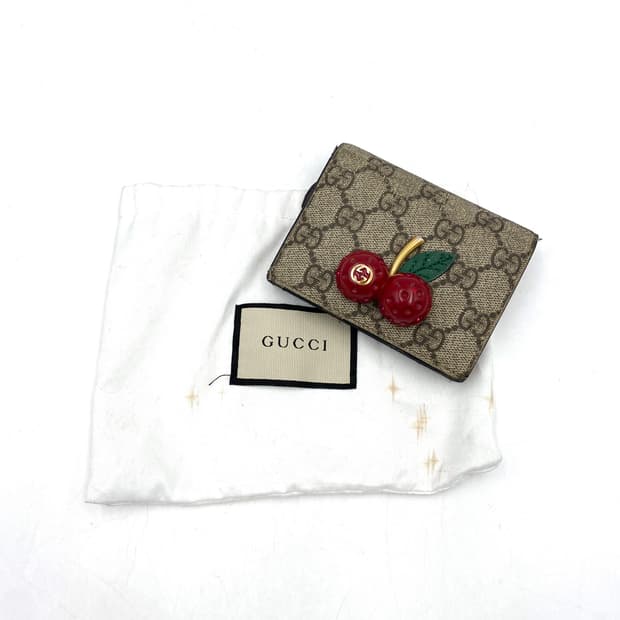 (빈티지) 구찌 체리 반지갑