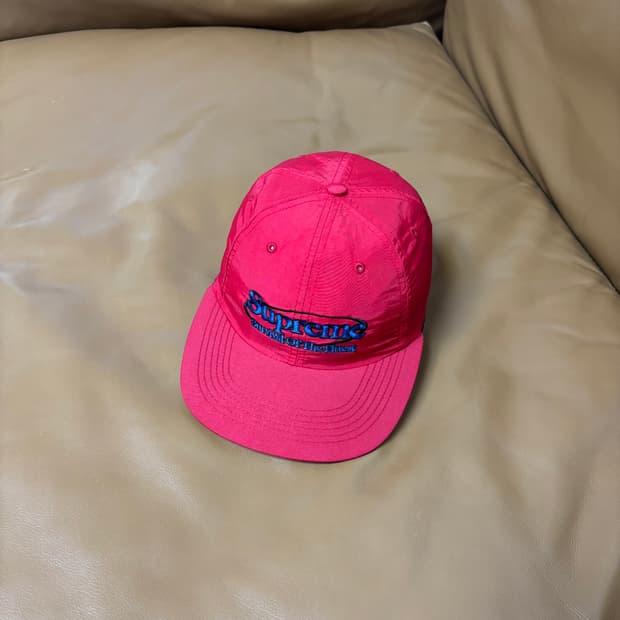Supreme 슈프림 서바이벌 레드 6패널 볼캡 모자 (Red)