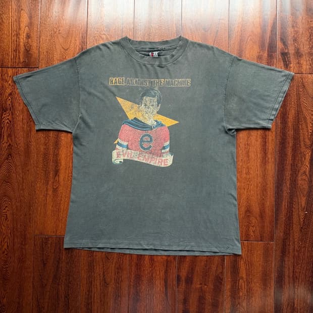 빈티지 90s Rage Against The Machine 티셔츠