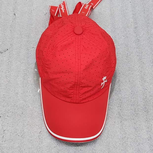 카스텔바작 정품 리본 캡모자 레드 프리