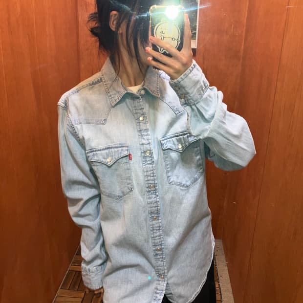 (M) Levi's 리바이스 웨스턴 데님 셔츠
