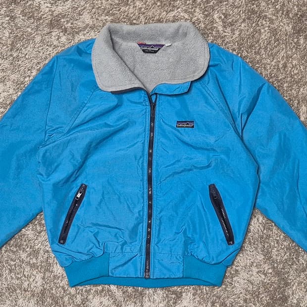80s 파타고니아 쉘드 신칠라 봄버 자켓(웜업 자켓)