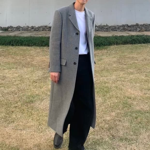 던스트 투웨이 쓰리버튼 코트