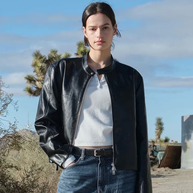 로우클래식 레더 자켓