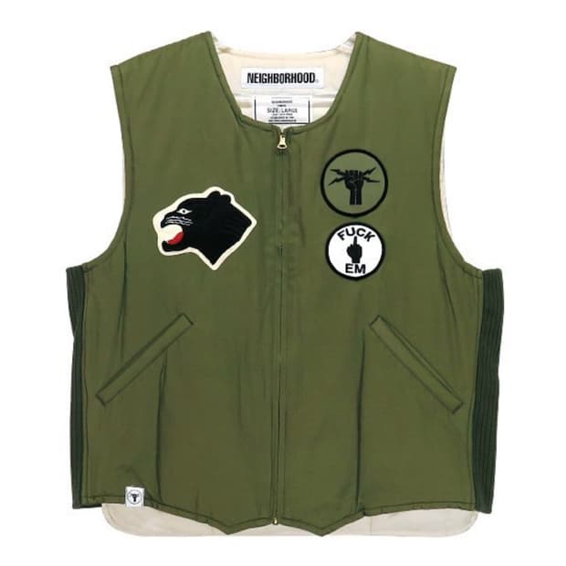 네이버후드 패딩조끼