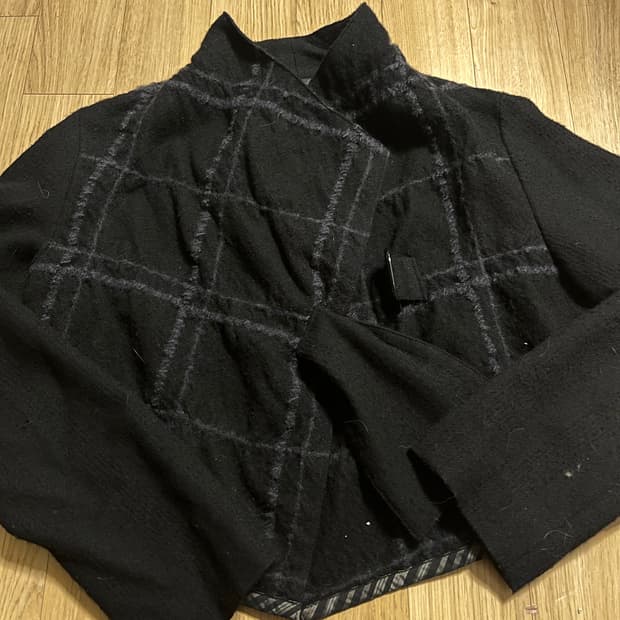 빈티지 체크자켓