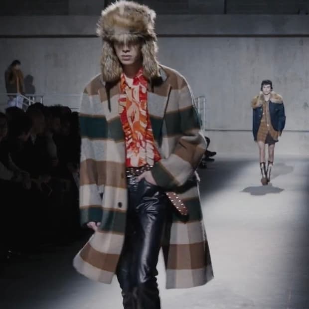 드리스 반 노튼 20fw 런웨이 코트