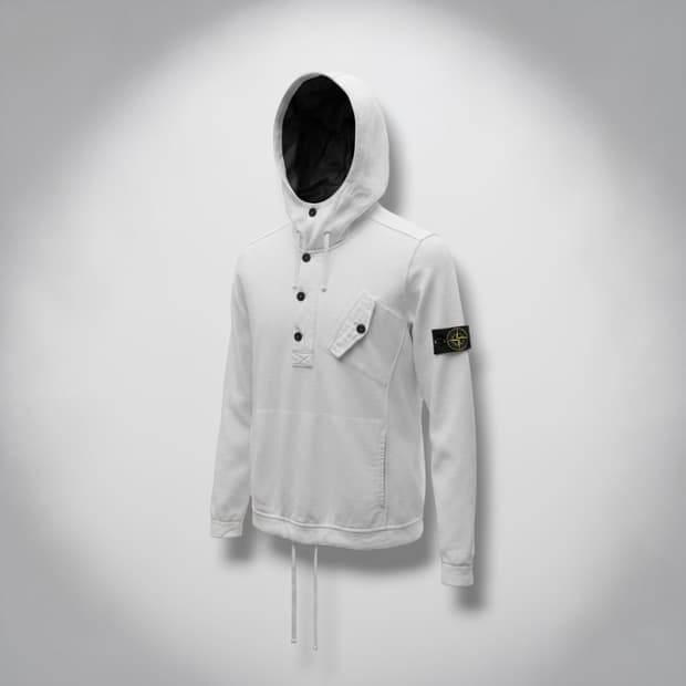 S/ 스톤아일랜드 1999FW 밀리터리 3버튼 후드티