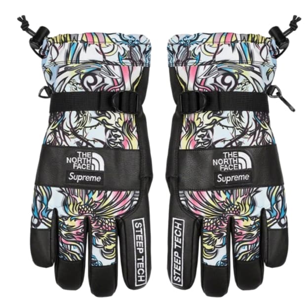 슈프림 x 노스페이스 스팁 테크 글러브 장갑- 22FW
