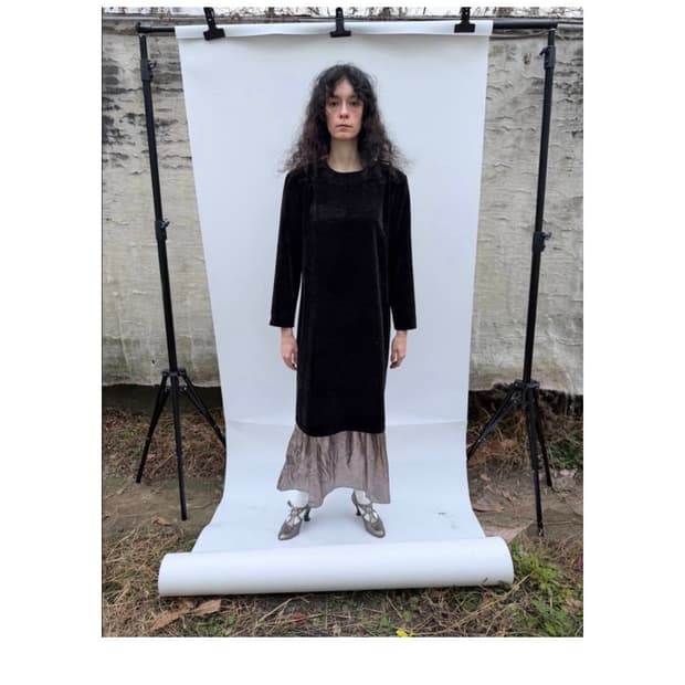 에옹쓰 25FW 벨벳 드레스