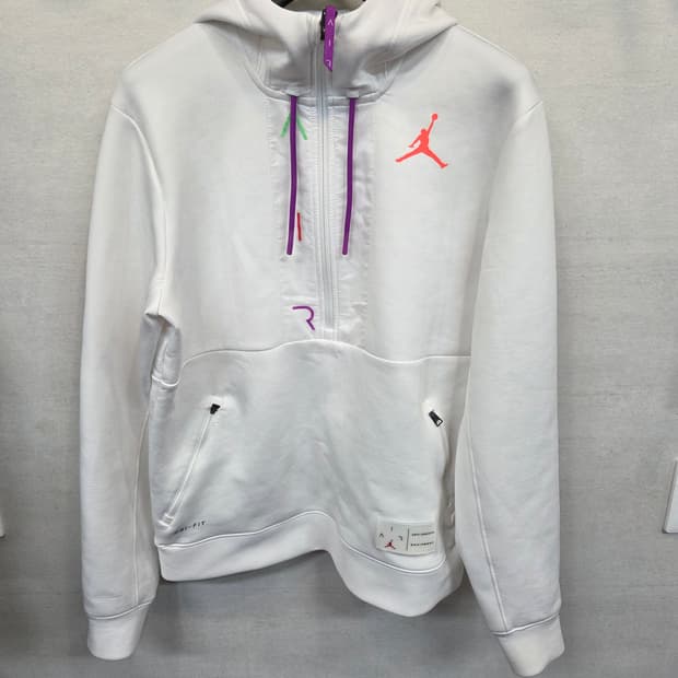 조던 에어플리스 아노락 후드티 m