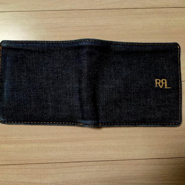RRL 더블알엘 로고 데님 월렛 (지갑)