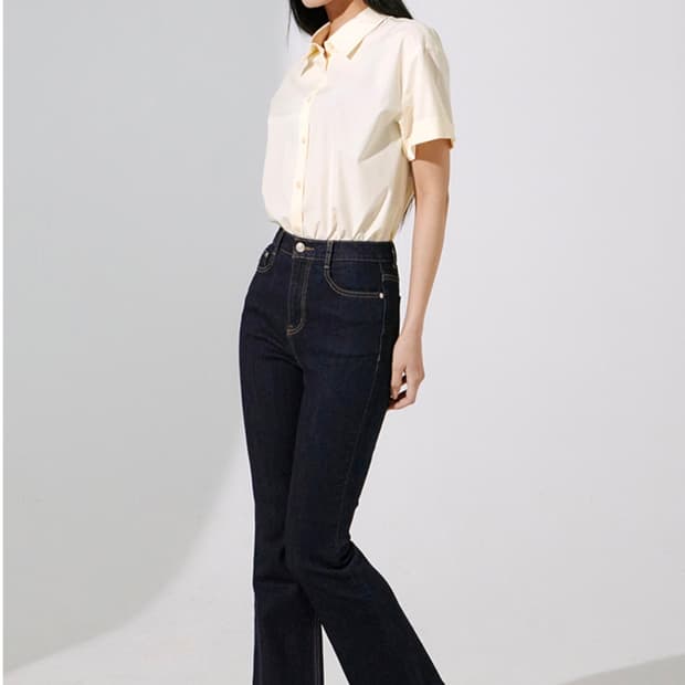 미쏘)부츠컷 생지데님 팬츠 24사이즈