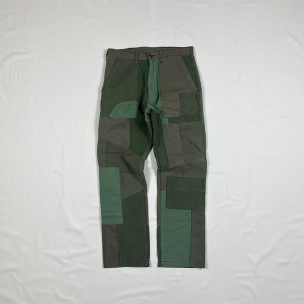 빈티지 패치워크 팬츠 바지