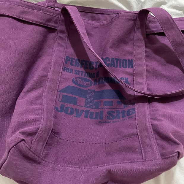 테켓 토트백 퍼플