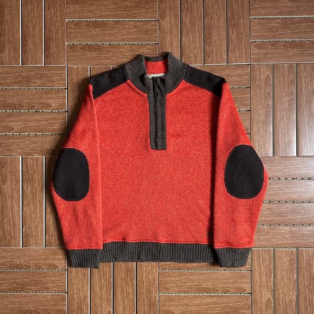 Golden bear quarter zip pullover sweater