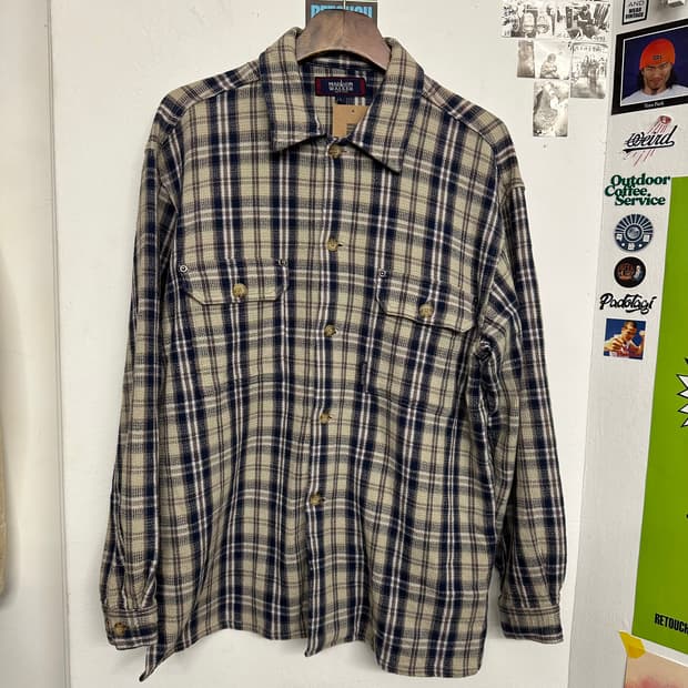 아메카지 체크 셔츠