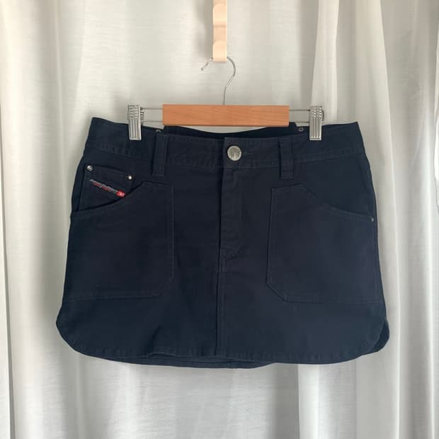 Diesel High-Back Pocket Mini Skirt