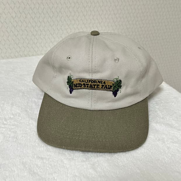 Vintage California Mid-State Fair 포도 자수