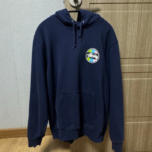 스투시 클래식 닷 후드티 