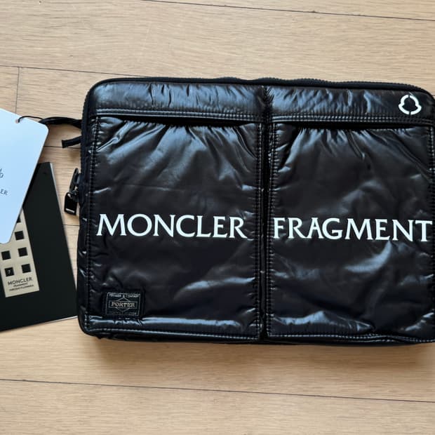 몽클레르x프라그먼트x포터 콜라보 노트북파우치