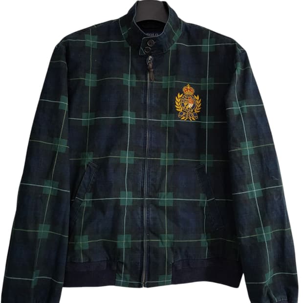 폴로랄프로렌 타탄체크 점퍼