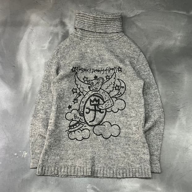  까스텔바작 자수 터틀넥 스웨터 y14646