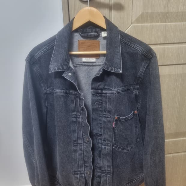 리바이스 데님자켓 다크그레이 L