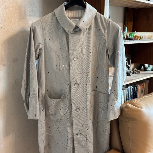 VISVIM 비즈빔 그리즈 몽키코트 페인팅