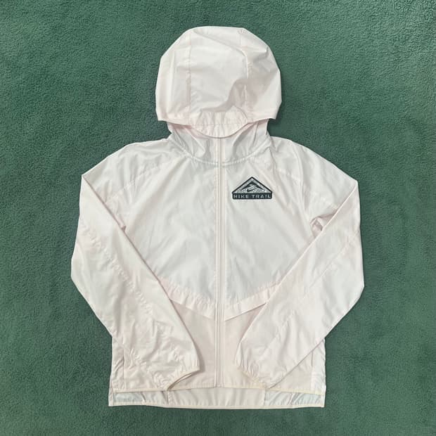 나이키 트레일 핑크 바람막이