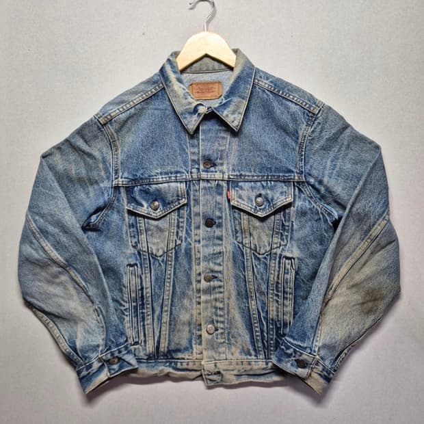 [실측 M] 80s US Made 리바이스 트러커 -112