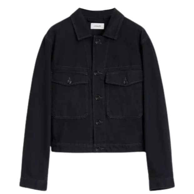 르메르 헤비 데님 트러커 자켓 블랙 50 사이즈 팔아요