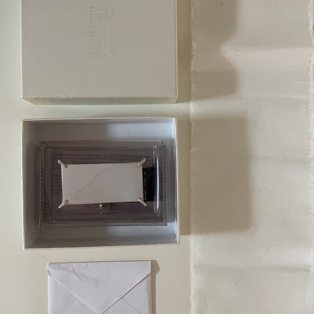 메종 마르지엘라 pvc 카드 지갑