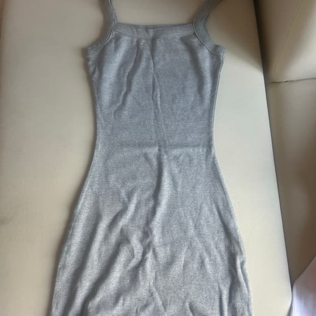 글로니 클래식 탱크 드레스 그레이