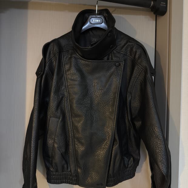 자라 레더자켓 L(Zara Faux Leather Jacket)