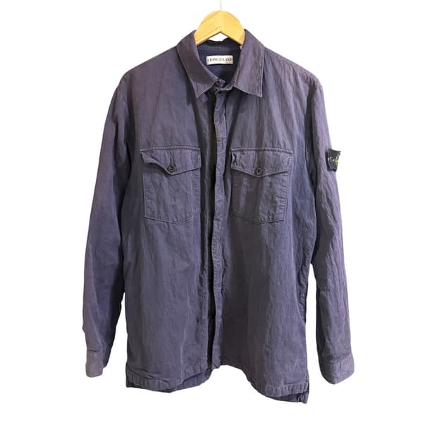 Stone Island 00s Garment Dyed Overshirt