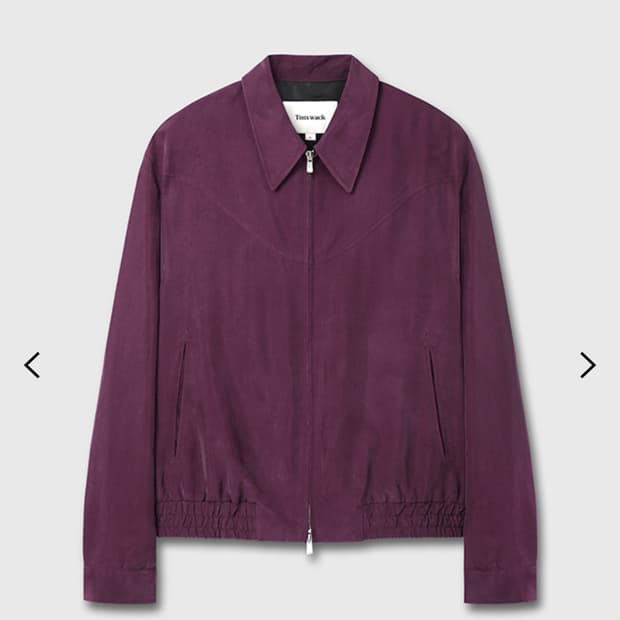 토니웩 Cupro Western Blouson [Mulberry](L)