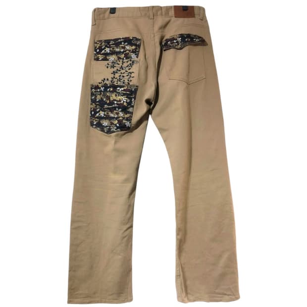 雅結 Sakura Back Multi Pocket Wide Pants