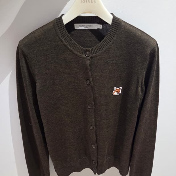 메종키츠네 헤드 가디건