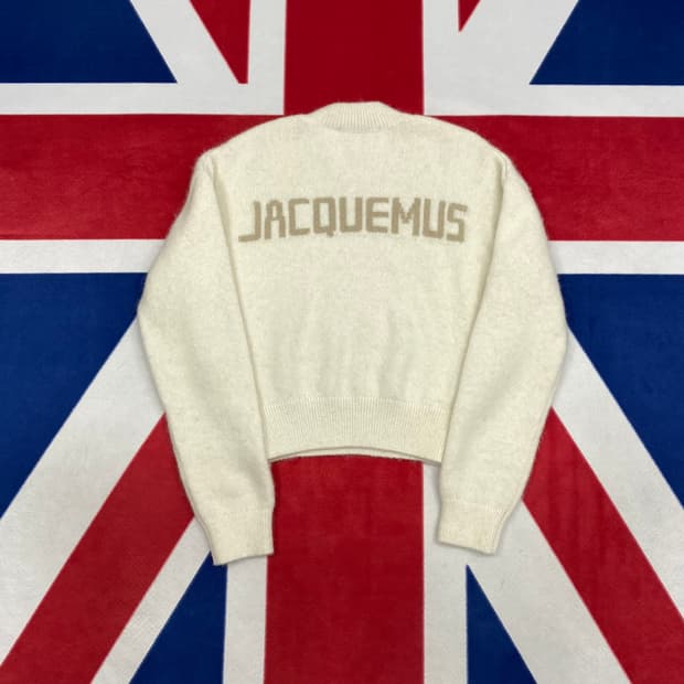 자크뮈스 백로고 니트 여성 M 