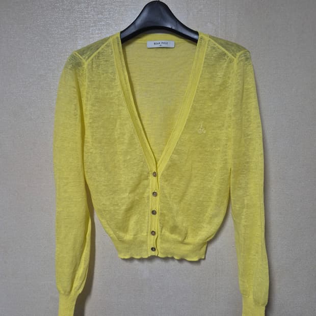 빈폴 린넨 숏가디건