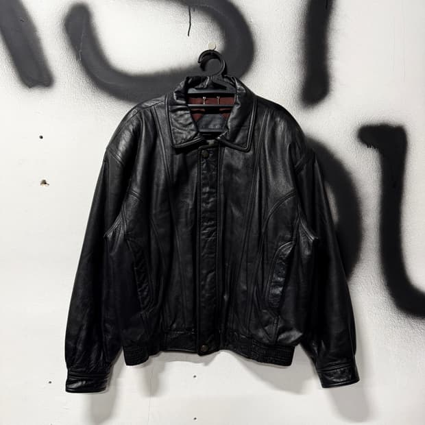 크로커다일 100% 쉽스킨 양가죽 리얼레더 A2 봄버 자켓