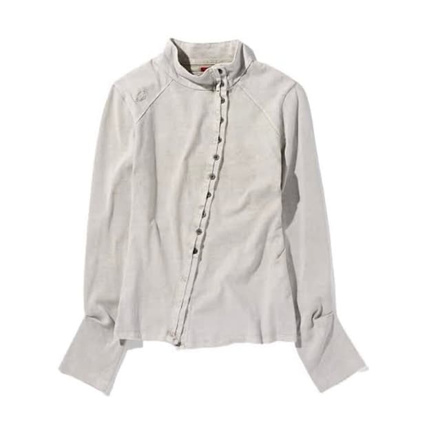 미스치프 워시드 저지 셔츠 베이지 s 새상품